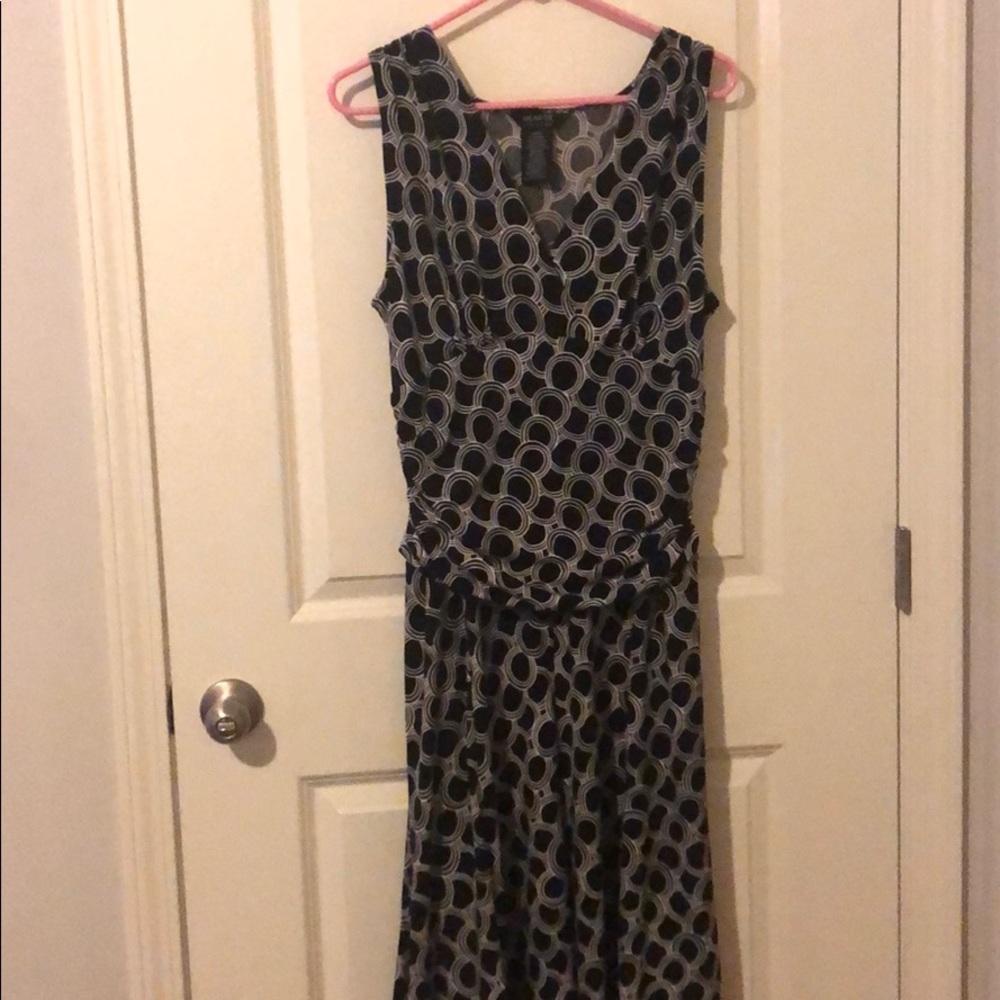 Black circle dress